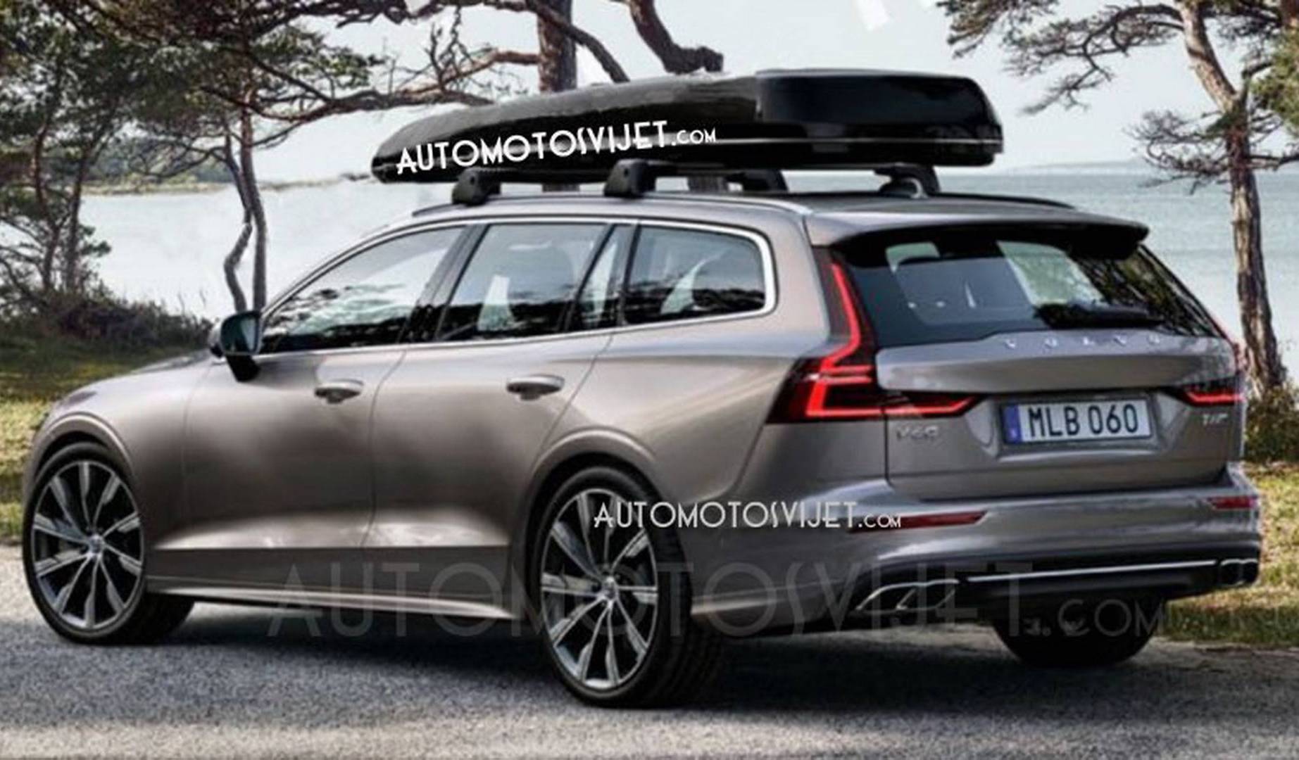 2019 Volvo V60 officially previewed, leaked images show design (video)