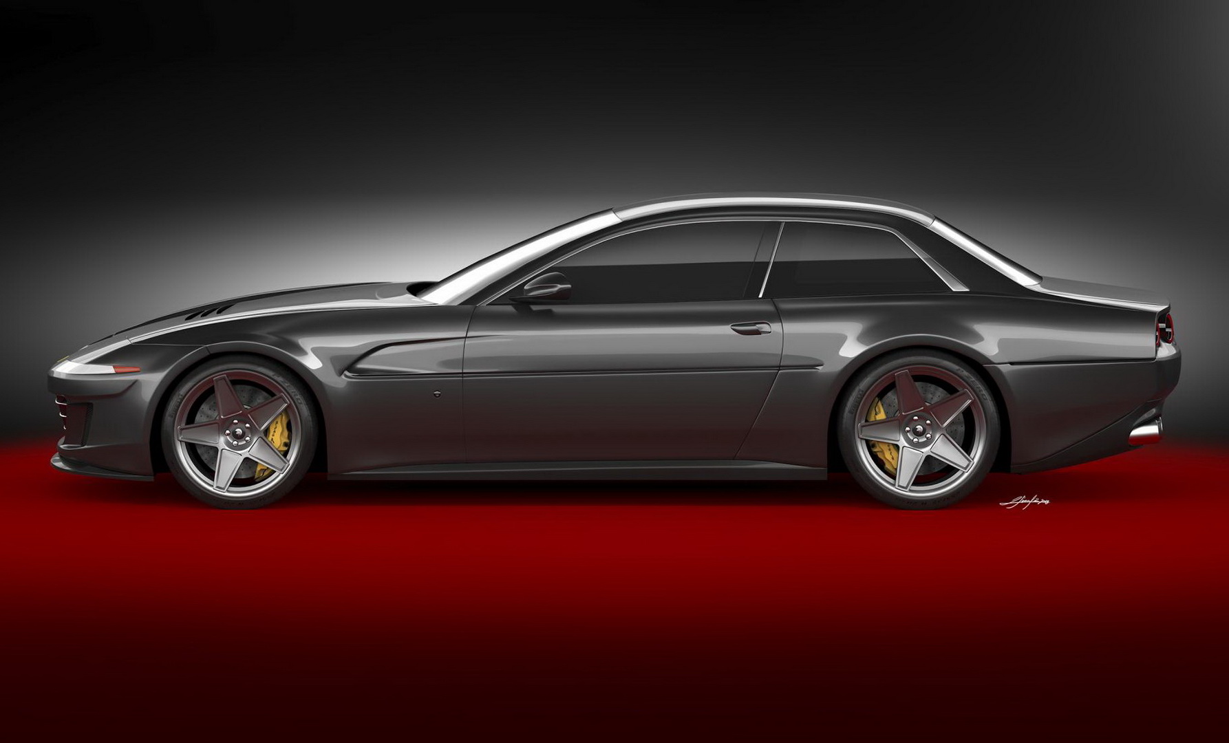 Ares Design envisages modern Ferrari 412, based on GTC4Lusso
