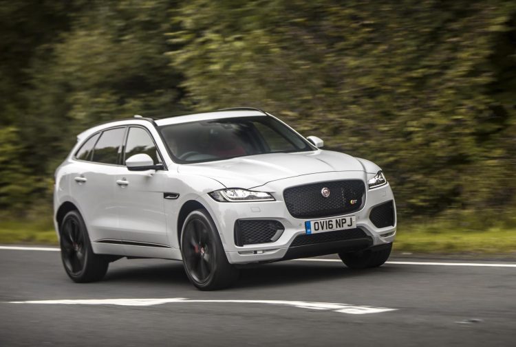 Jaguar F Pace Svr White