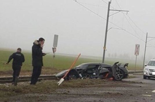Koenigsegg Agera RS involved in big crash in Switzerland