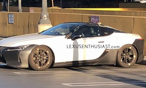 Is this the rumoured Lexus LC F, in prototype form?