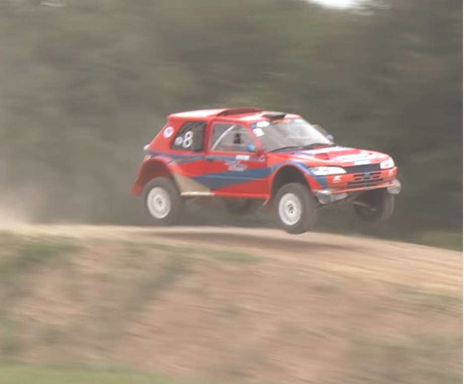 Psychotic Peugeot 205 rally missile is a tri-rotor 20B treat (video)
