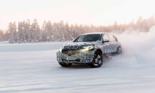 2019 Mercedes-Benz EQC electric SUV prototype completes winter tests