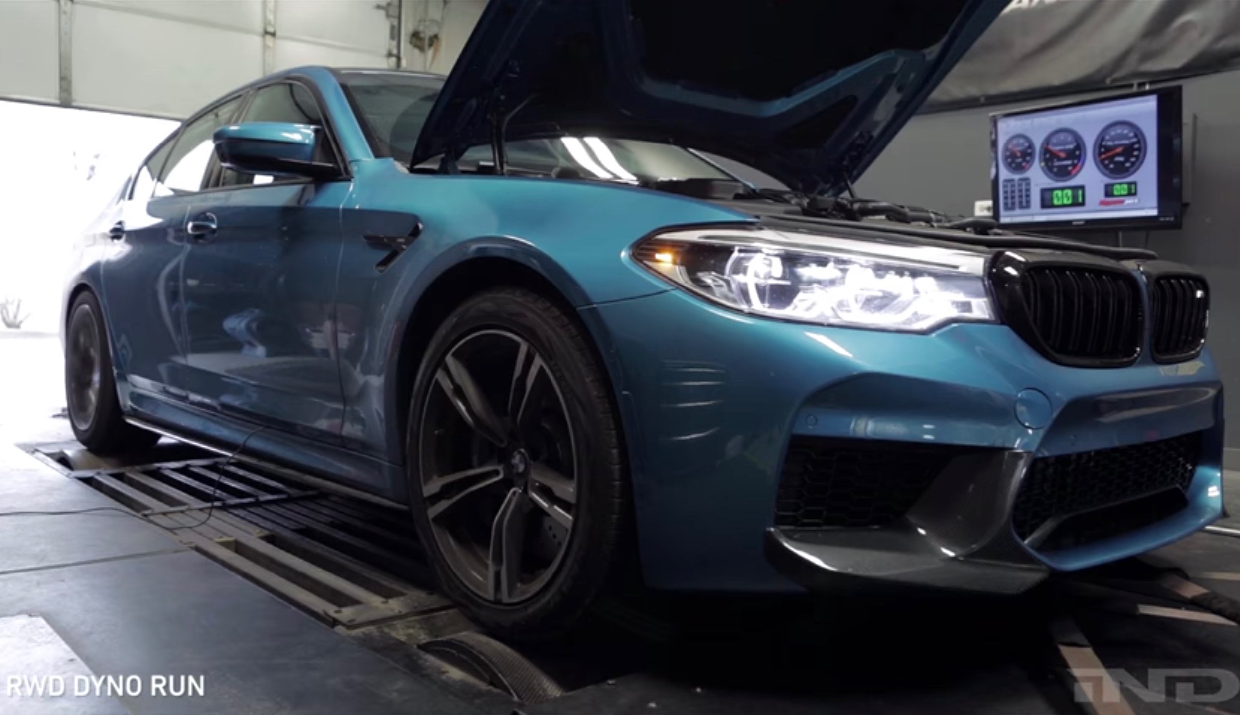 2018 BMW M5 produces whopping 466kW at the wheels on dyno (video)