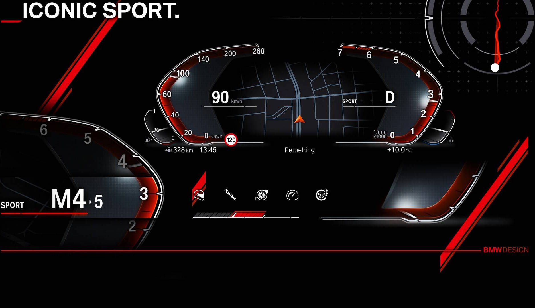 BMW previews new digital instrument cluster with Operating System 7.0