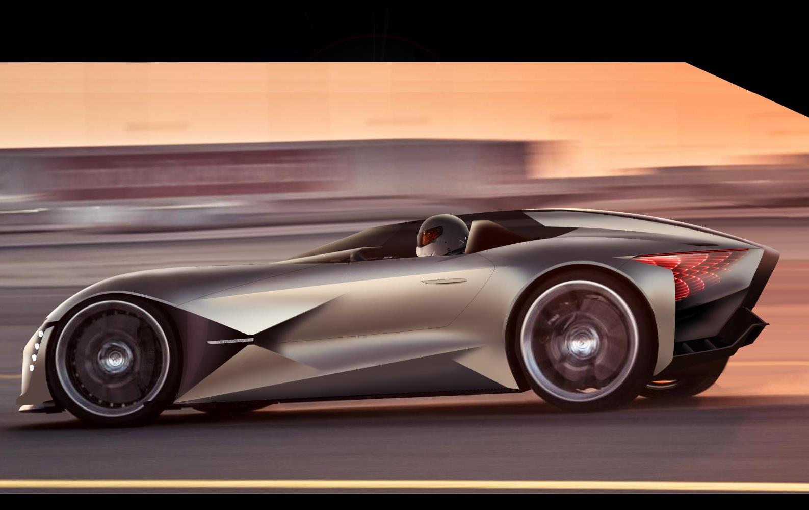 DS X E-Tense concept envisions dramatic supercar of 2035