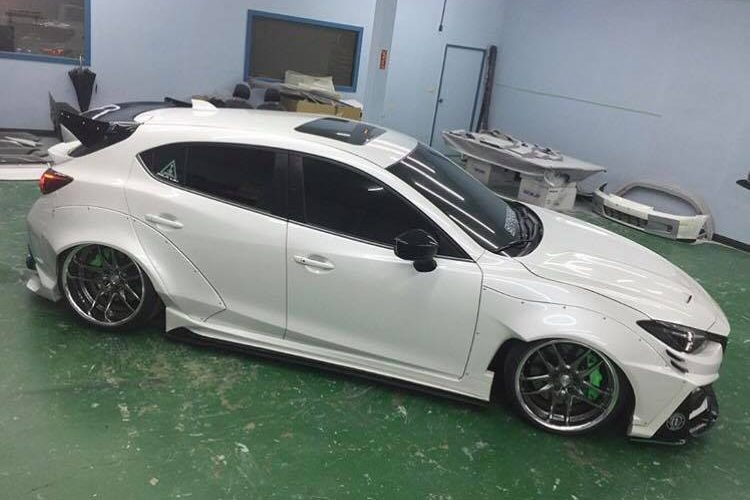 Mazda3 given crazy widebody treatment by JGTC – PerformanceDrive