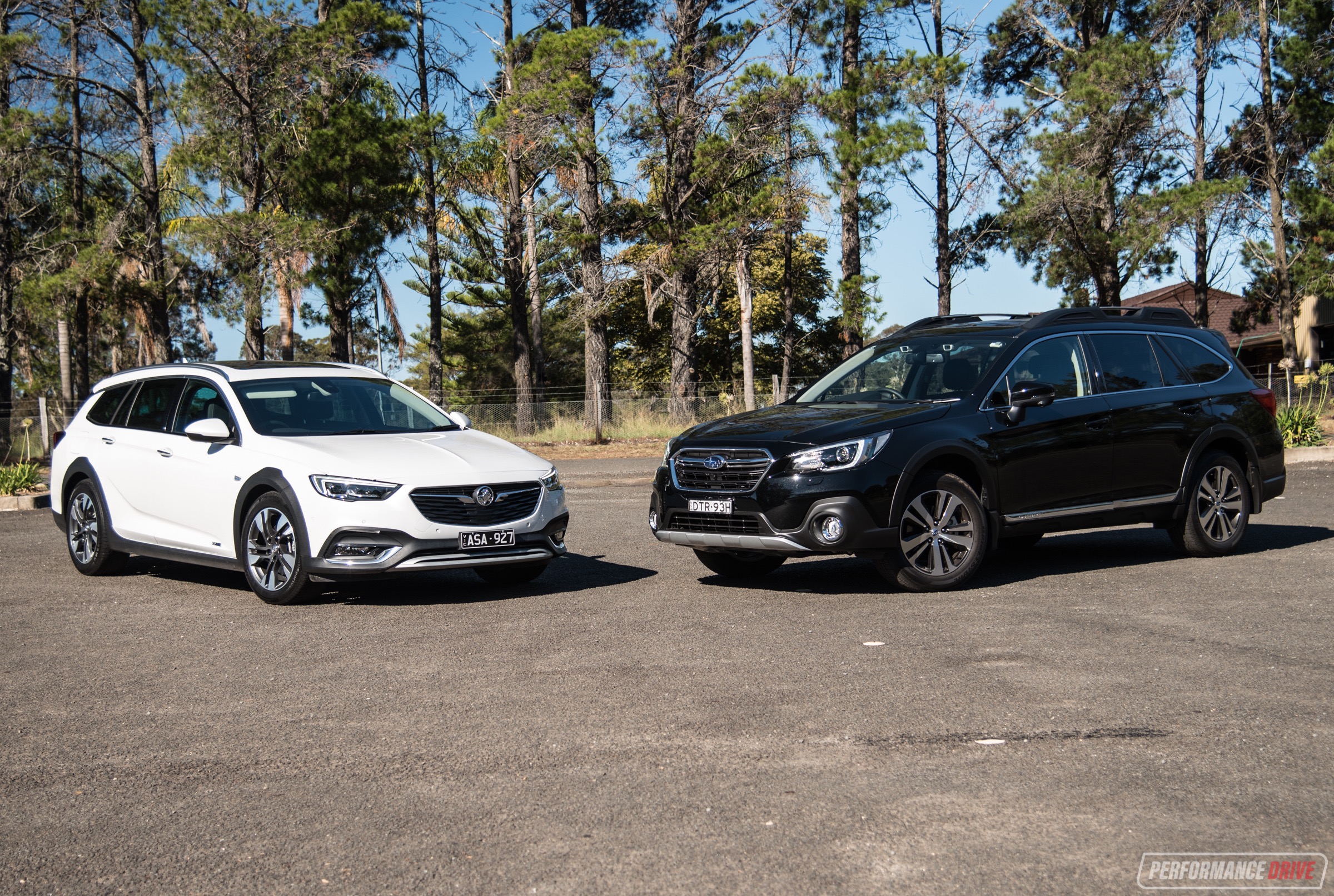2018 Holden Calais Tourer vs Subaru Outback 3.6R: Adventure wagon comparison (video)