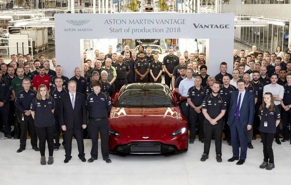 New Aston Martin Vantage production commences