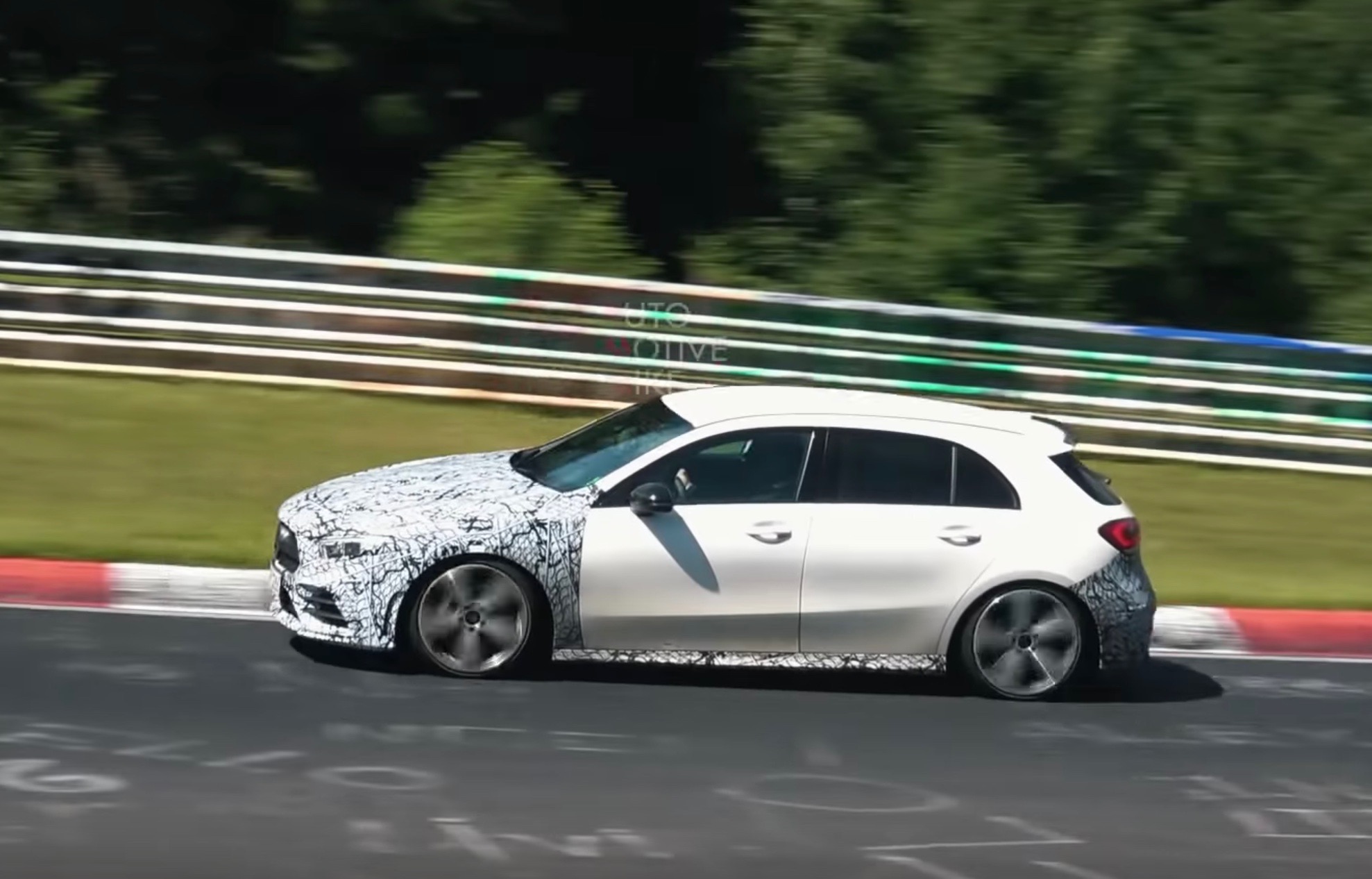 2019 Mercedes-AMG A 35 spotted testing at Nurburgring (video)