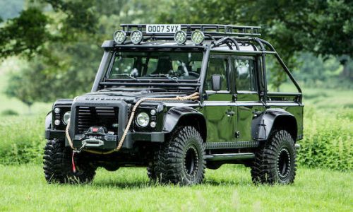 For Sale: Land Rover Defender SVX used in 007 film Spectre