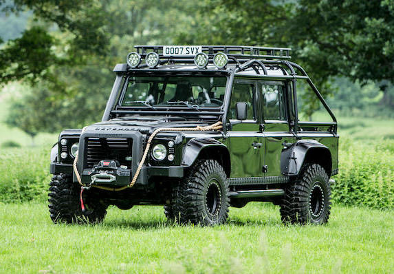 For Sale: Land Rover Defender SVX used in 007 film Spectre