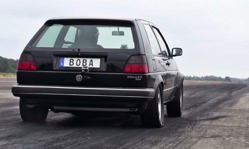 Volkswagen Golf Mk2 sets DSG AWD world record 1/4 mile (video)