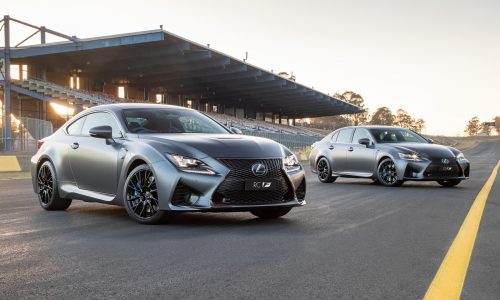 Lexus RC F & GS F 10th anniversary editions announced for Australia