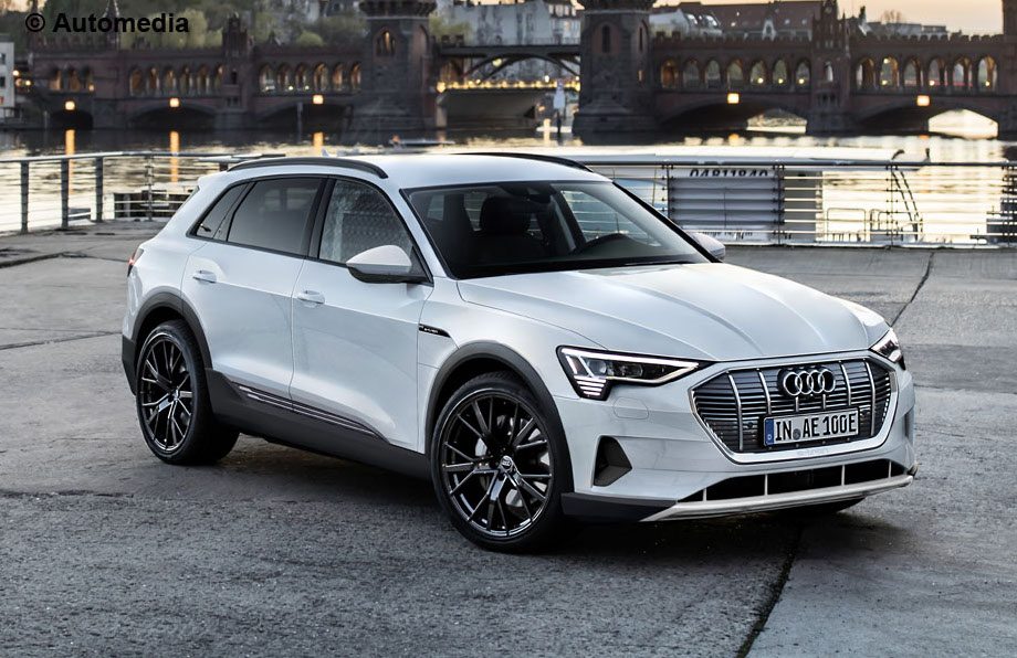 Audi e-tron SUV rendered, shows potential design detail