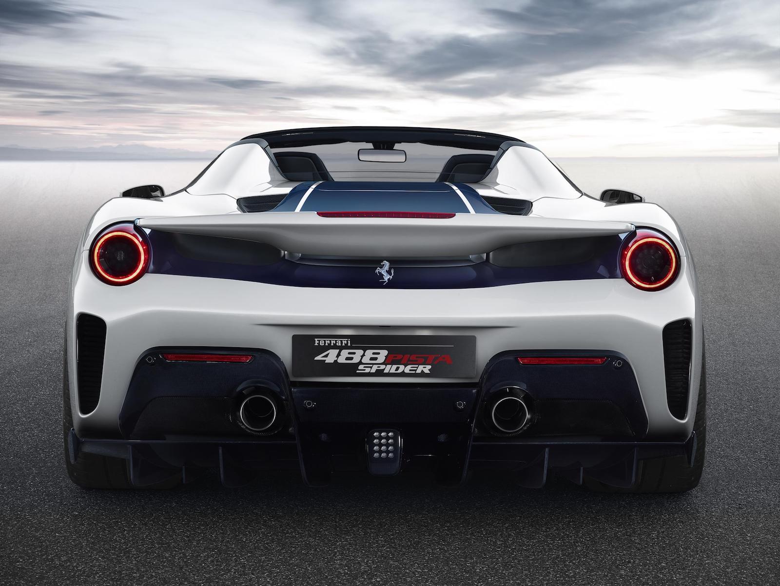 Ferrari 488 Pista Spider revealed at Pebble Beach PerformanceDrive