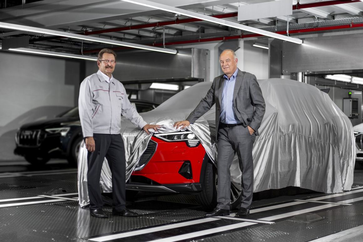 Audi e-tron production commences at Brussels plant, debuts soon