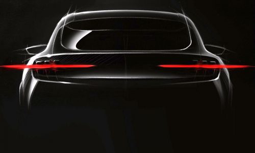 Ford Mustang-inspired electric SUV previewed