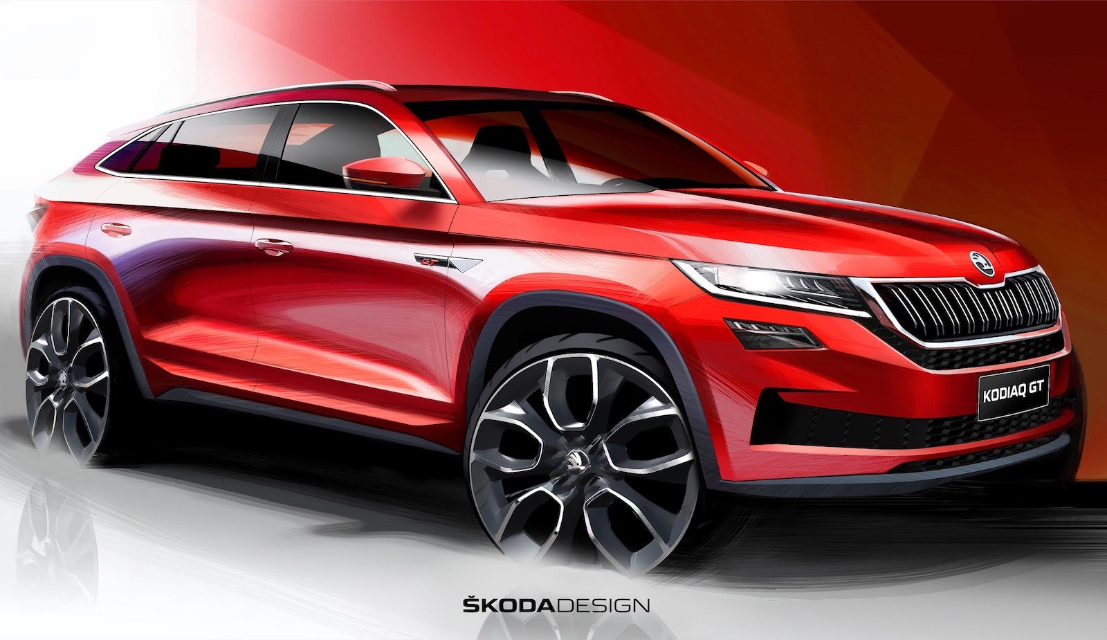 Skoda Kodiaq GT coupe SUV previewed, for China only