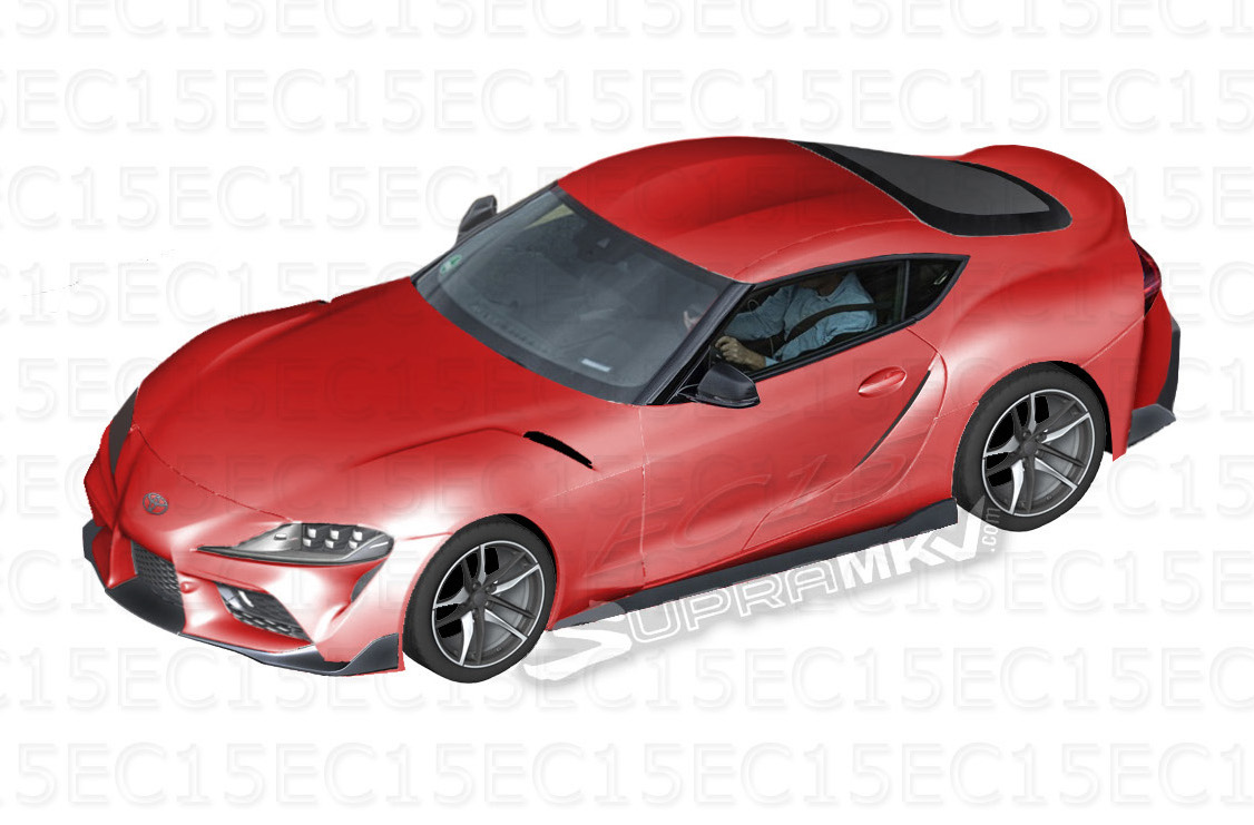 New Toyota Supra rendered, based on leaked images