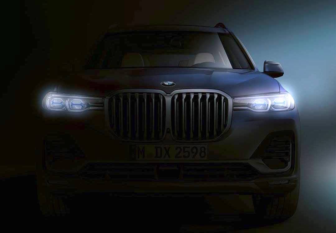 BMW X7 teaser confirms imposing front end design