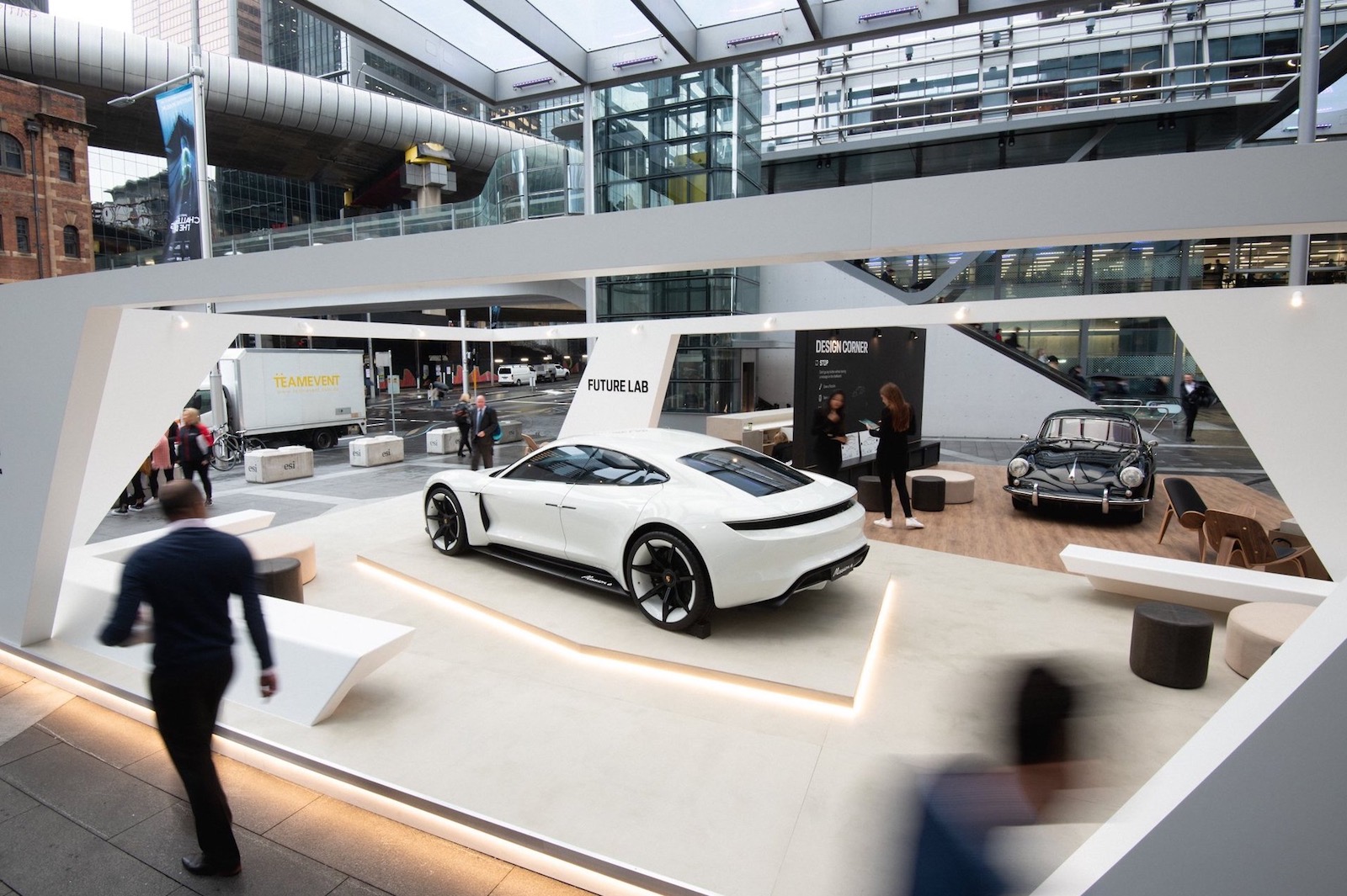 Porsche Mission E makes Australian debut at ‘Future Lab’ pop-up