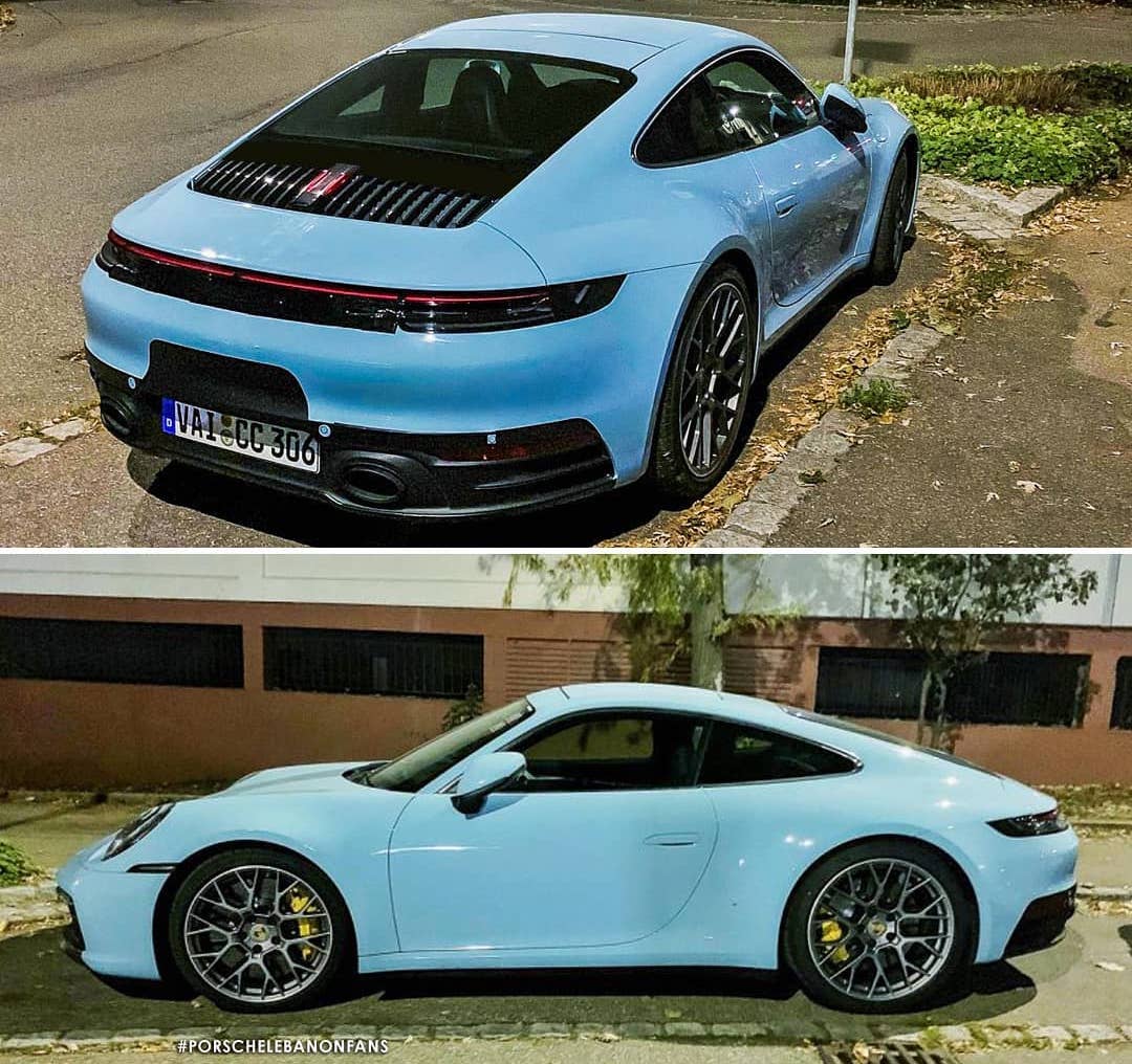 2019 Porsche ‘992’ 911 spotted in stunning Gulf blue – PerformanceDrive