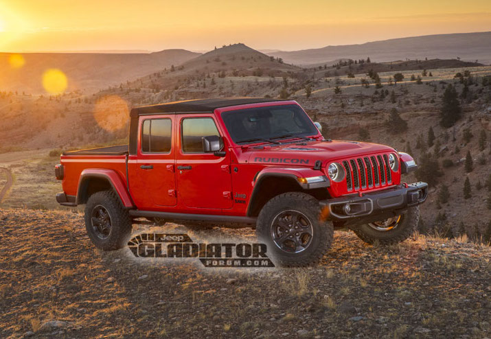 2020 Jeep Gladiator pickup revealed via leaked images