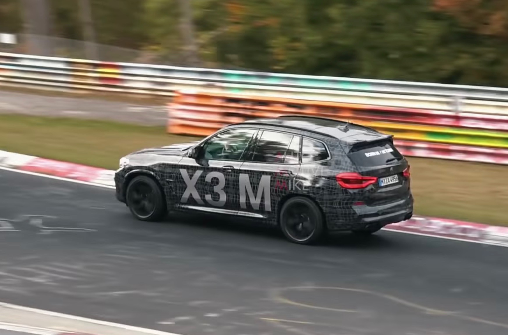 BMW X3 M continues testing, sounds very M3 (video)