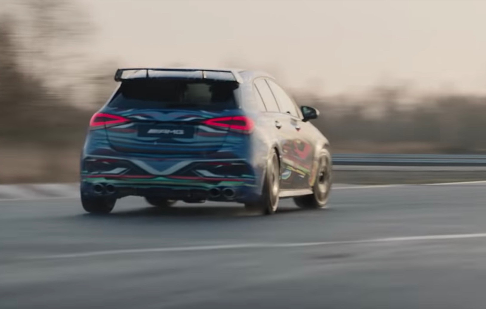 2019 Mercedes-AMG A 45 previewed, lots of drifting (video)