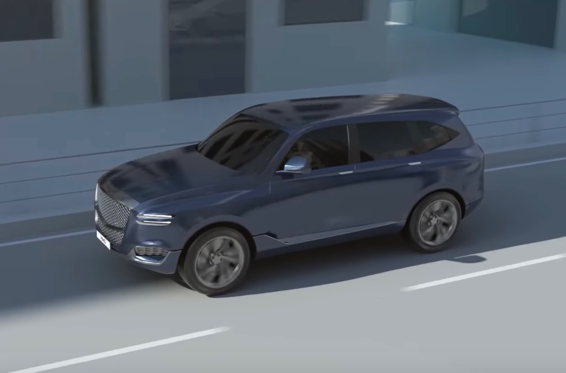 Genesis GV80 SUV potentially previewed in unrelated video