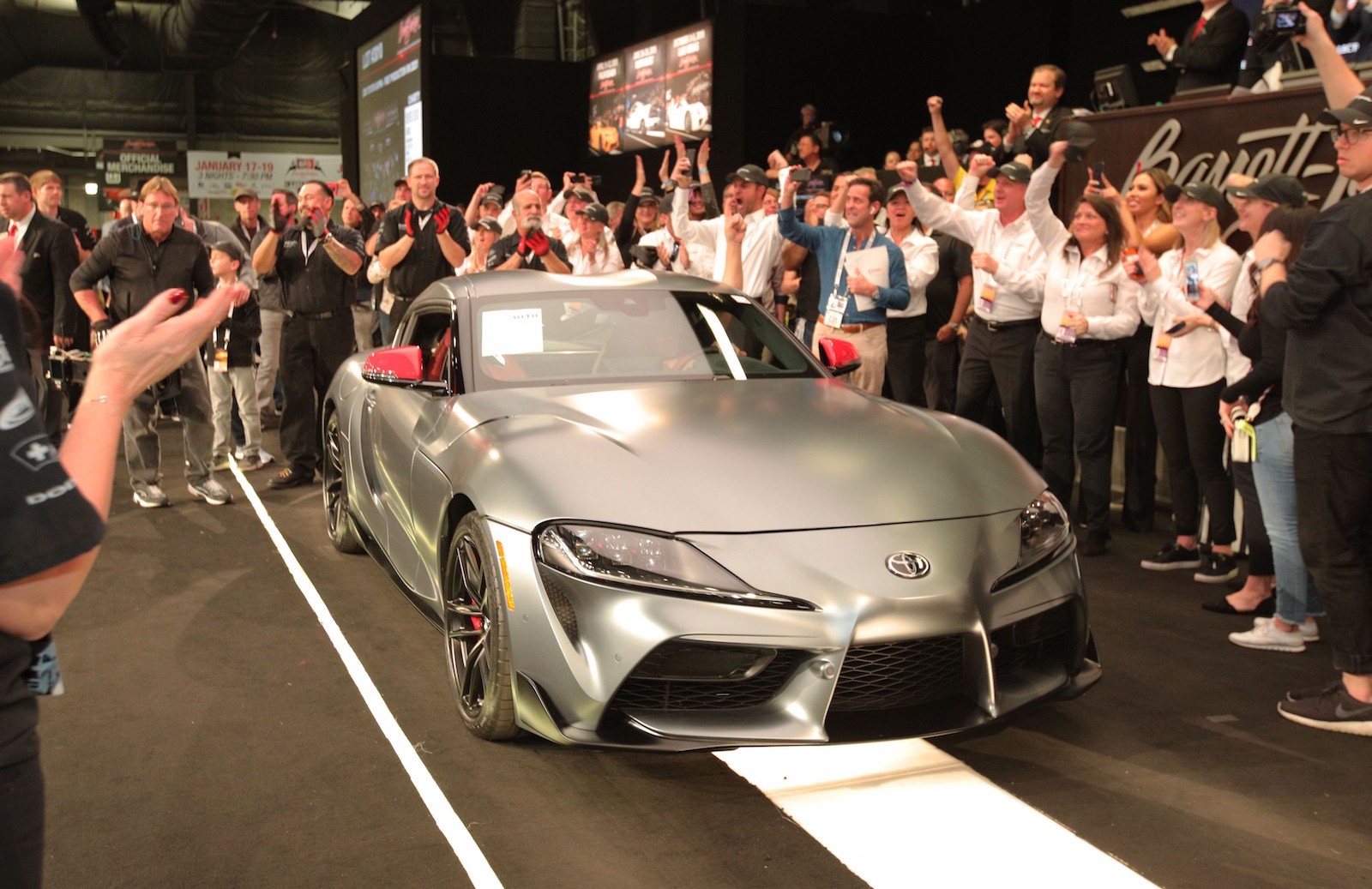 Toyota GR Supra build #1 sells for $2.1m at auction