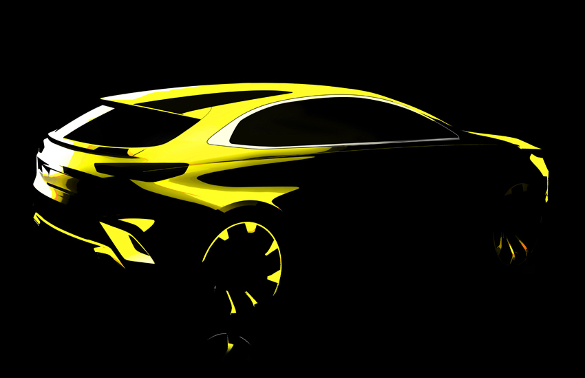 Kia Ceed crossover sketch previews striking new SUV