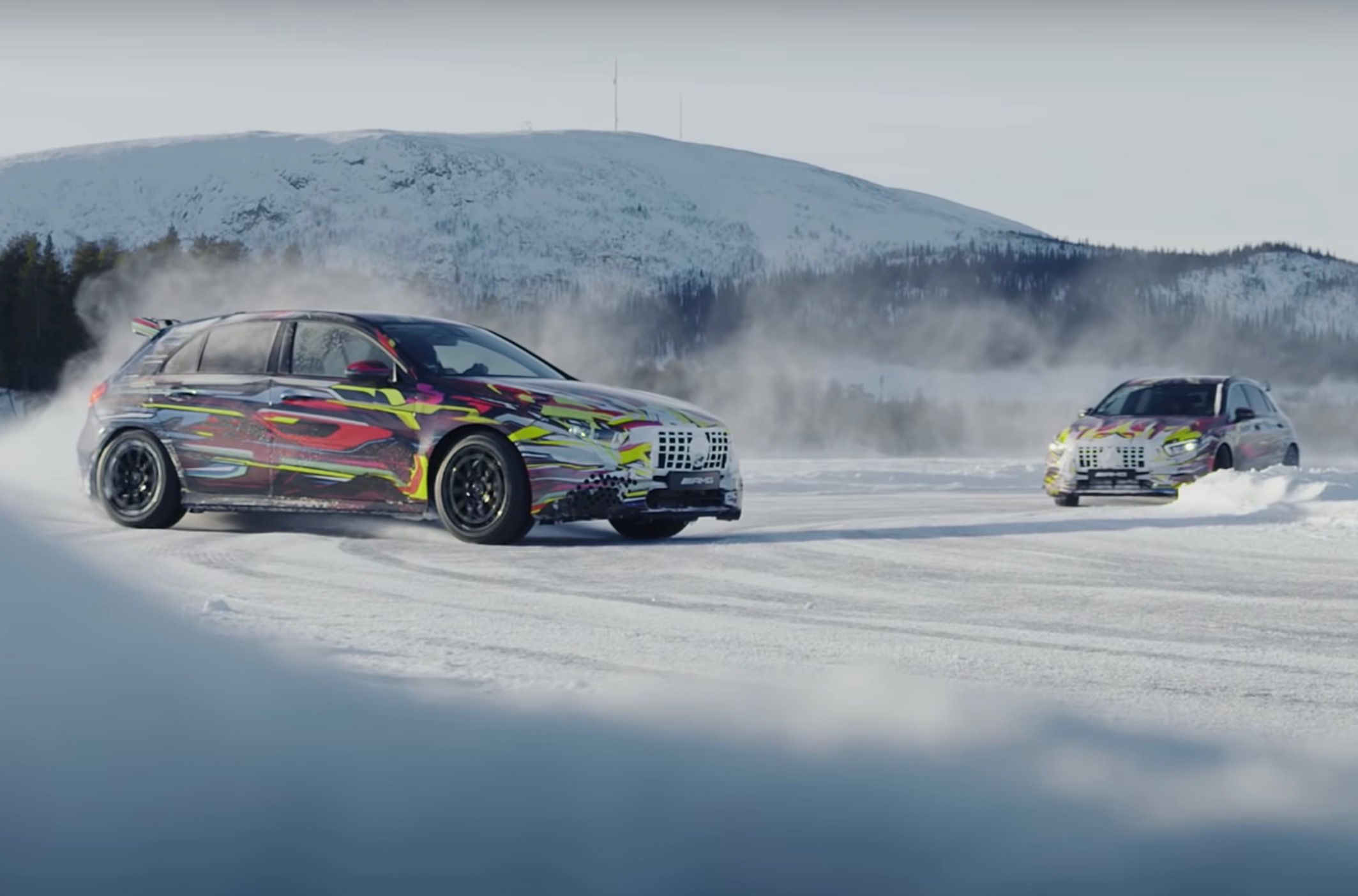 2020 Mercedes-AMG A 45 wants you to drift (video)