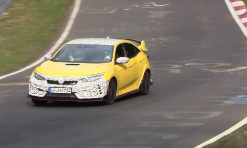 2020 Honda Civic Type R facelift spotted (video)