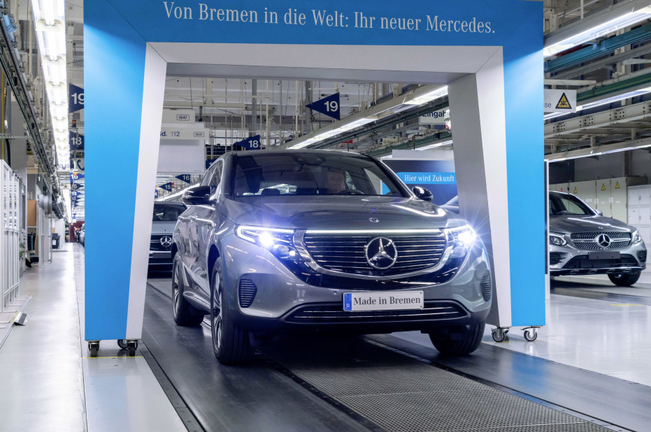 Mercedes-Benz EQC production commences in Germany