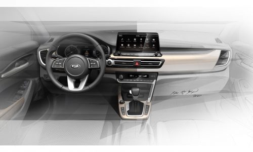 Kia small SUV previews future interior design direction