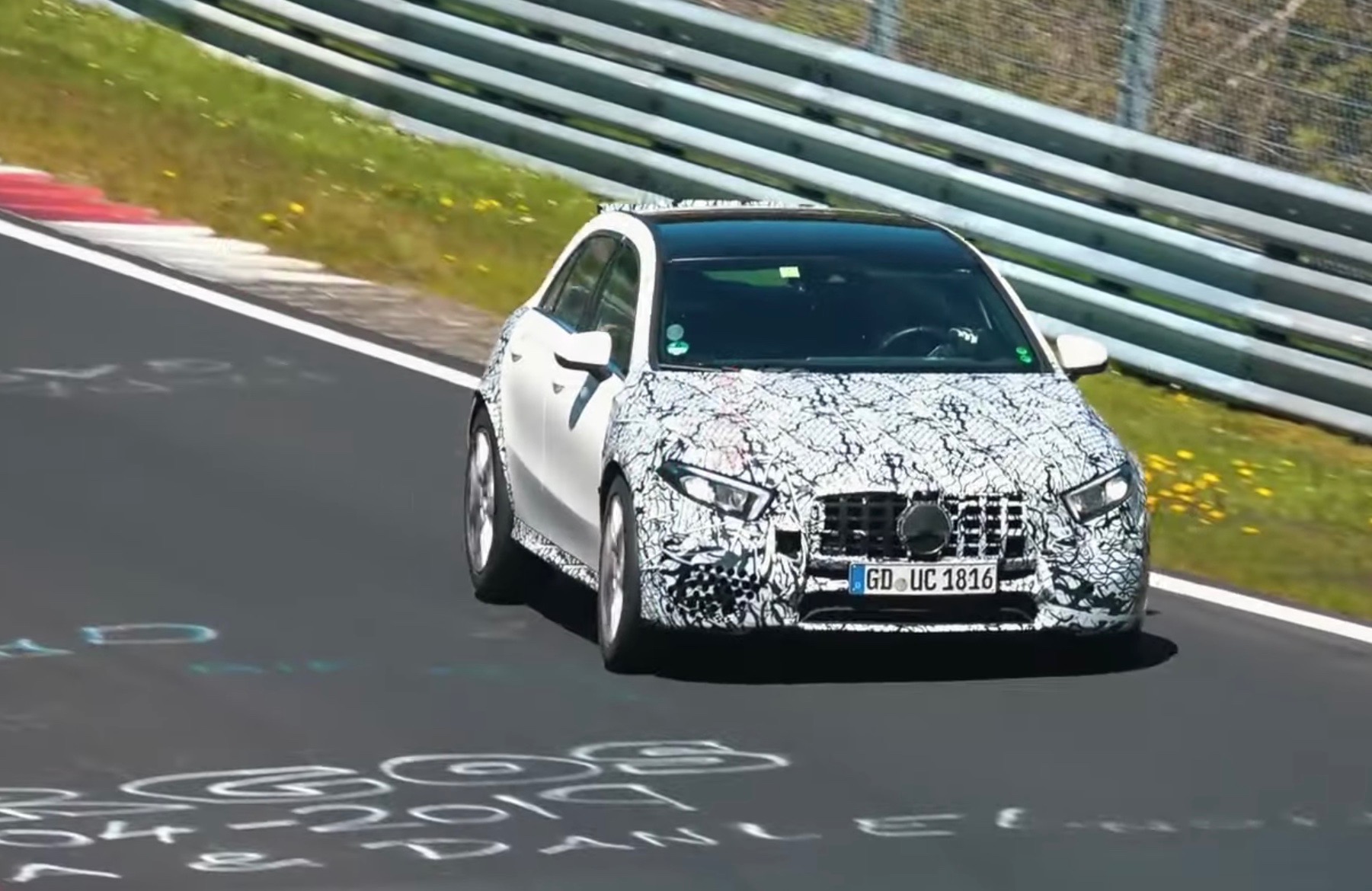 2020 Mercedes-AMG A 45 spotted, looks very fast (video)