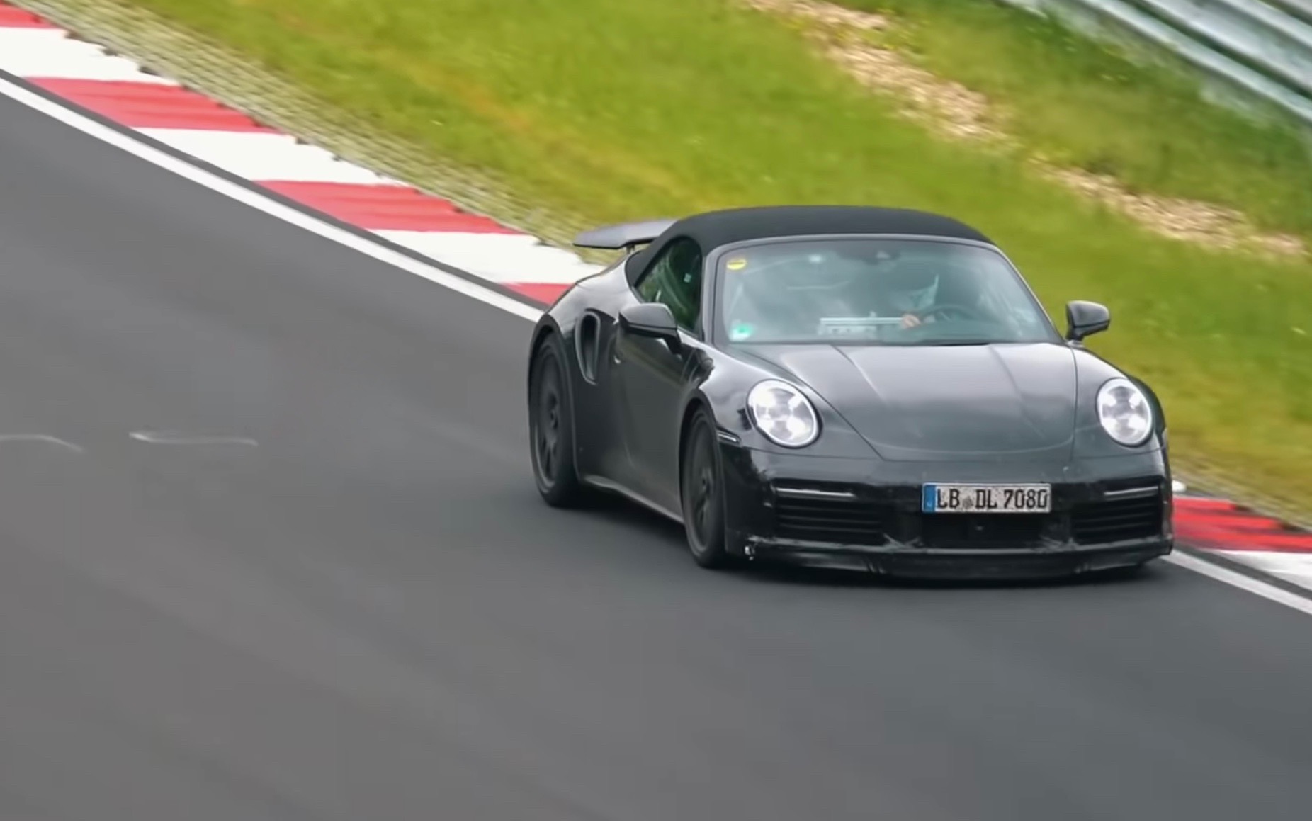 2020 Porsche 911 Turbo ‘992’ convertible spied at Nurburgring (video)
