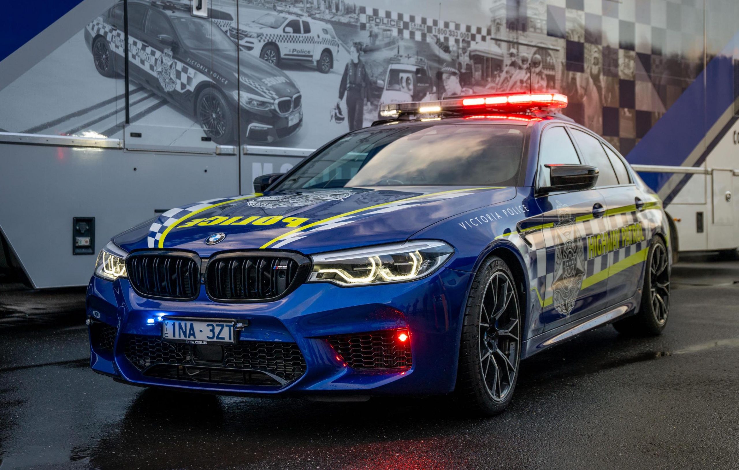BMW M5 Competition highway patrol car joins Victoria Police