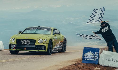 2019 Bentley Continental GT sets production car record at Pikes Peak