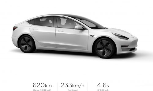 Tesla Model 3 Long Range variant announced for Australia