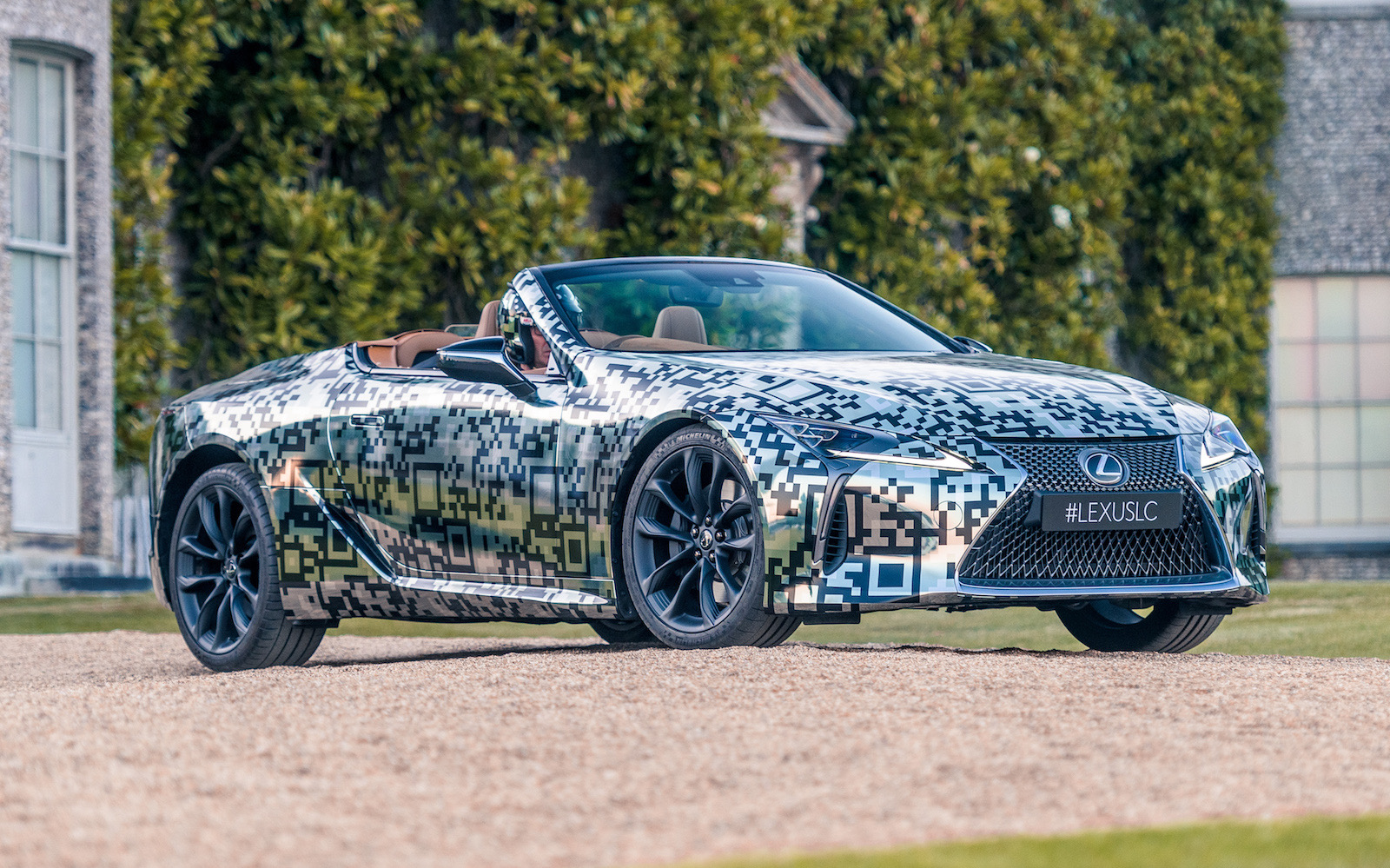 Lexus LC convertible confirmed, prototype debuts at Goodwood