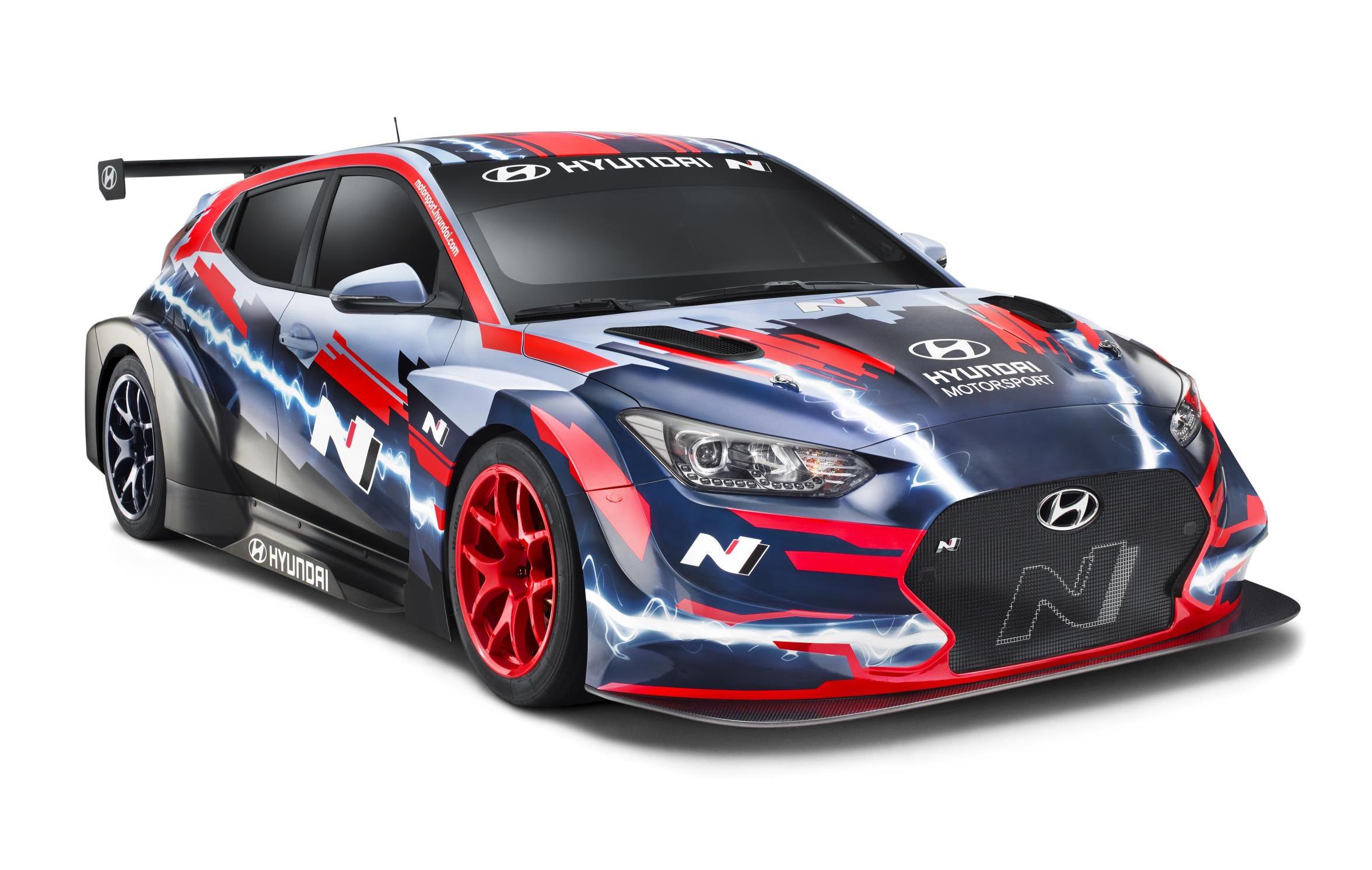 Hyundai Veloster N ETCR revealed, ready for electric racing