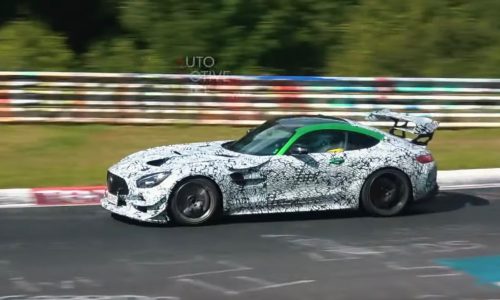 Mercedes-AMG GT Black Series spotted, looks extremely fast (video)