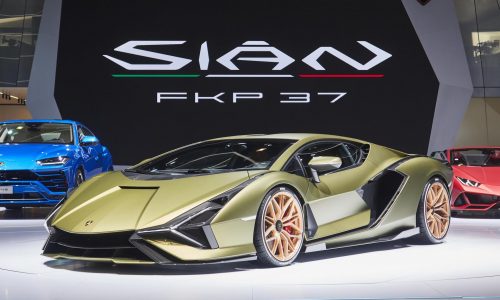 Lamborghini Sian debuts at Frankfurt, adopts FKP 37 name