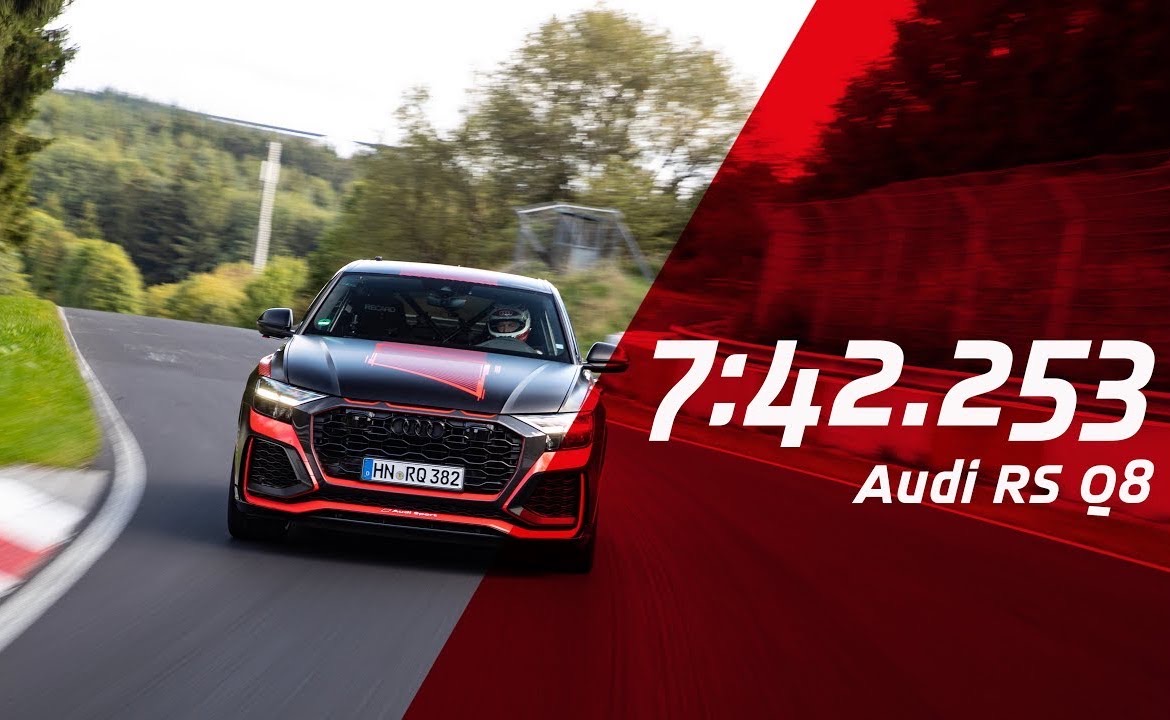 2020 Audi RS Q8 breaks SUV Nurburgring lap record (video)