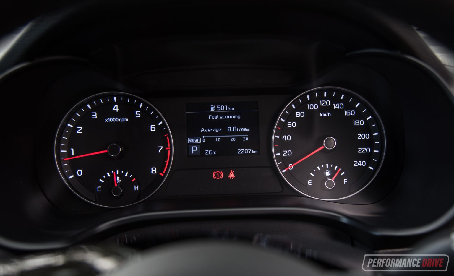 2020 Kia Cerato Sport+ instrument cluster – PerformanceDrive