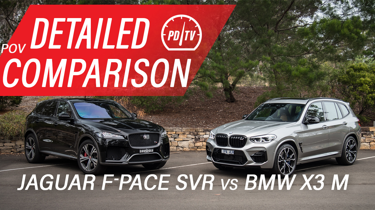 Video: 2020 BMW X3 M vs Jaguar F-PACE SVR – Detailed comparison (POV)