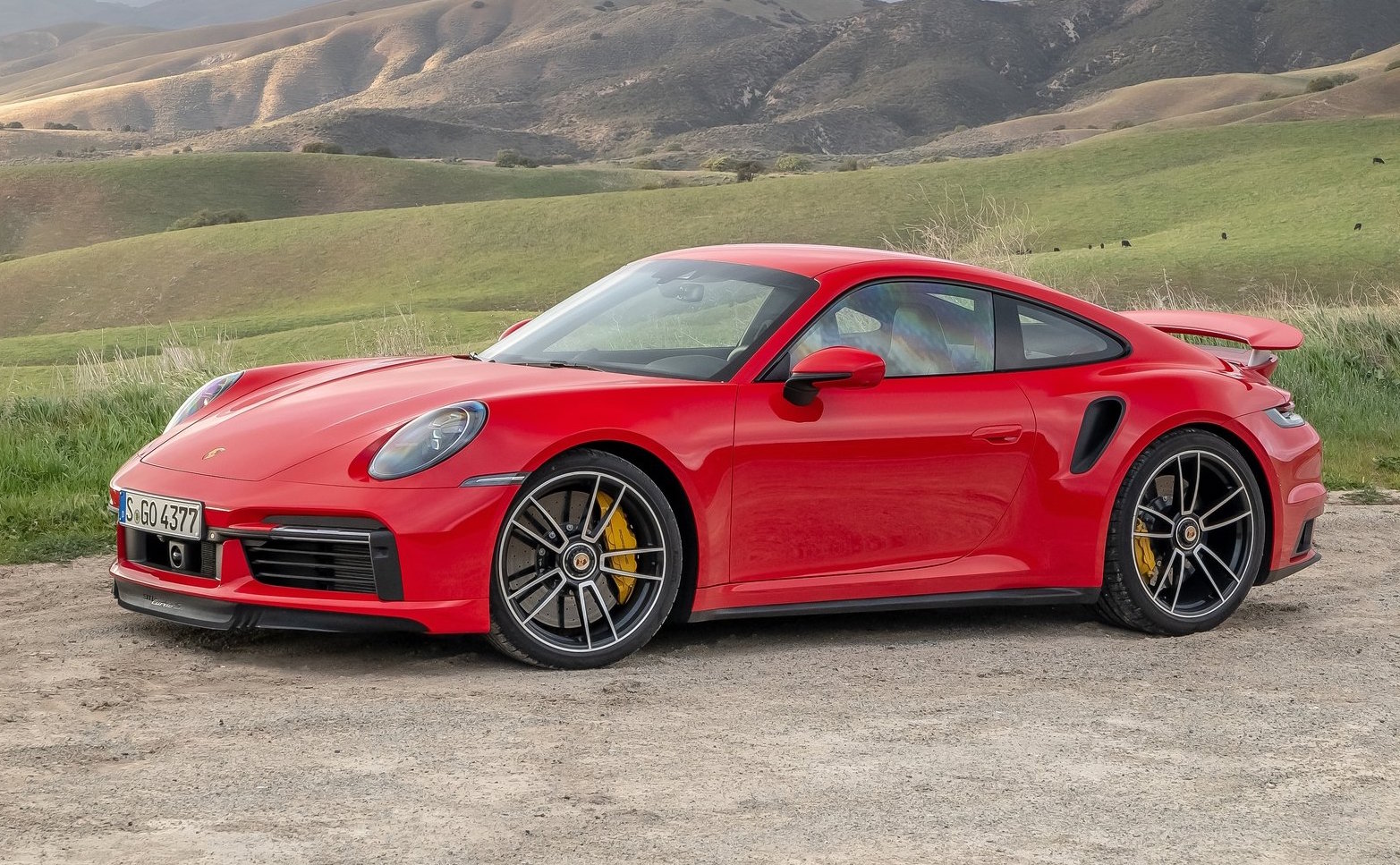 Porsche 911 Turbo S Red